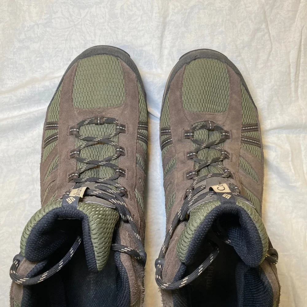 Columbia Charter Oak Mid Waterproof Hiking Boots Mens 14 Brown YM1016-384‎